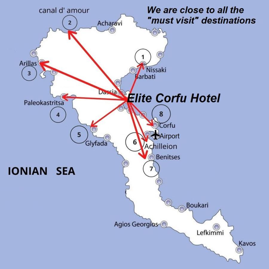 Elite Corfu Sea View Rooms Limni  Esterno foto